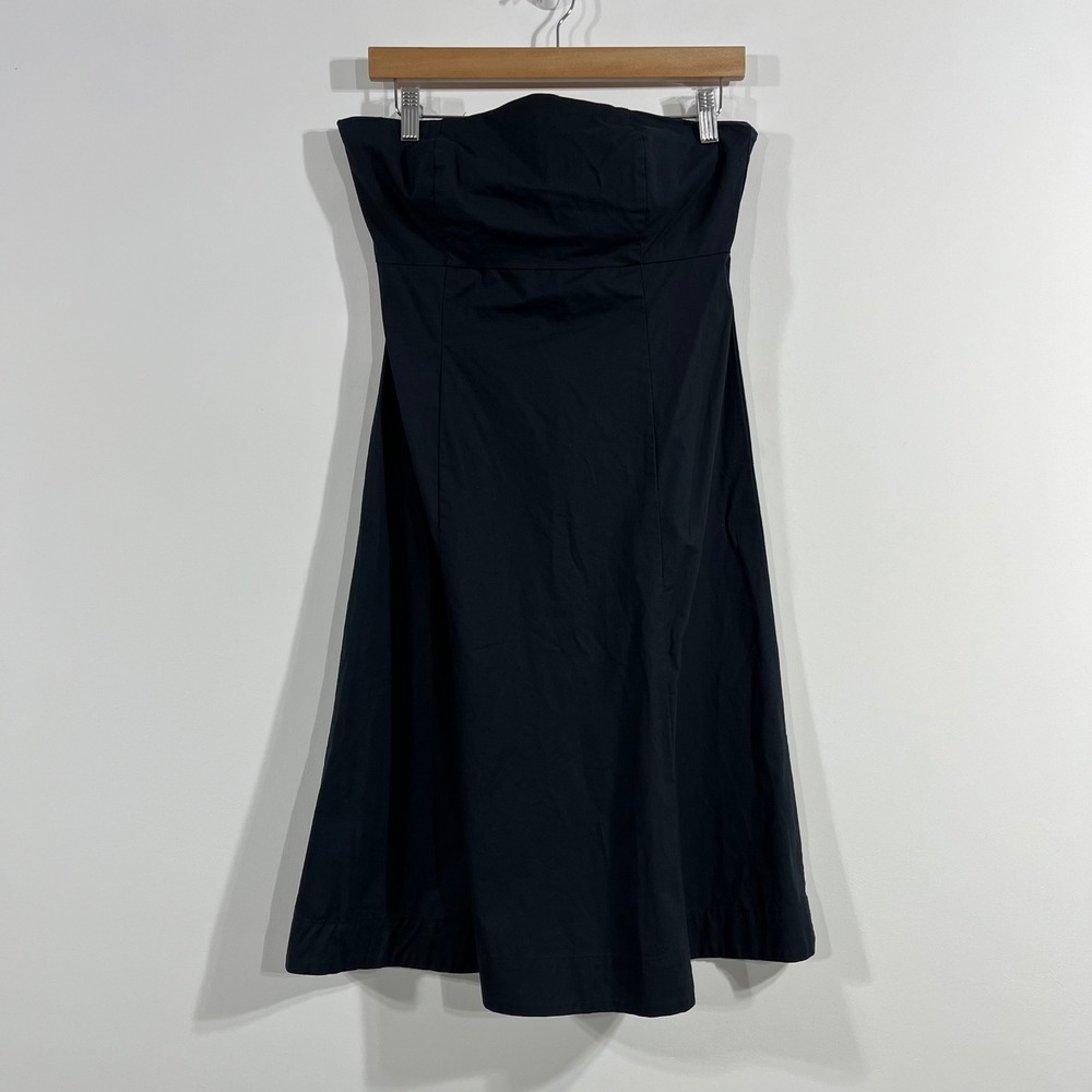 Gap Vintage 90s Babydoll Strapless Midi Dress‎ Cotton Blend 8 Fairy Grunge Boho